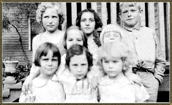 Walter, Mildred, and Beverly with friends