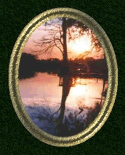 sunset on the Suwannee